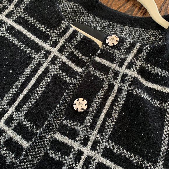 Anthropologie Sanctuary Plaid Sweater Jacket - Picture 4 of 5